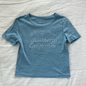 American Eagle Outfitters Blue T-Shirt